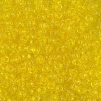 Miyuki rocailles Perlen 8/0 - Transparent yellow 8-136